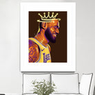 Lebron "The King" James by Zildjian Magante on GIANT ART - brown digital drawing