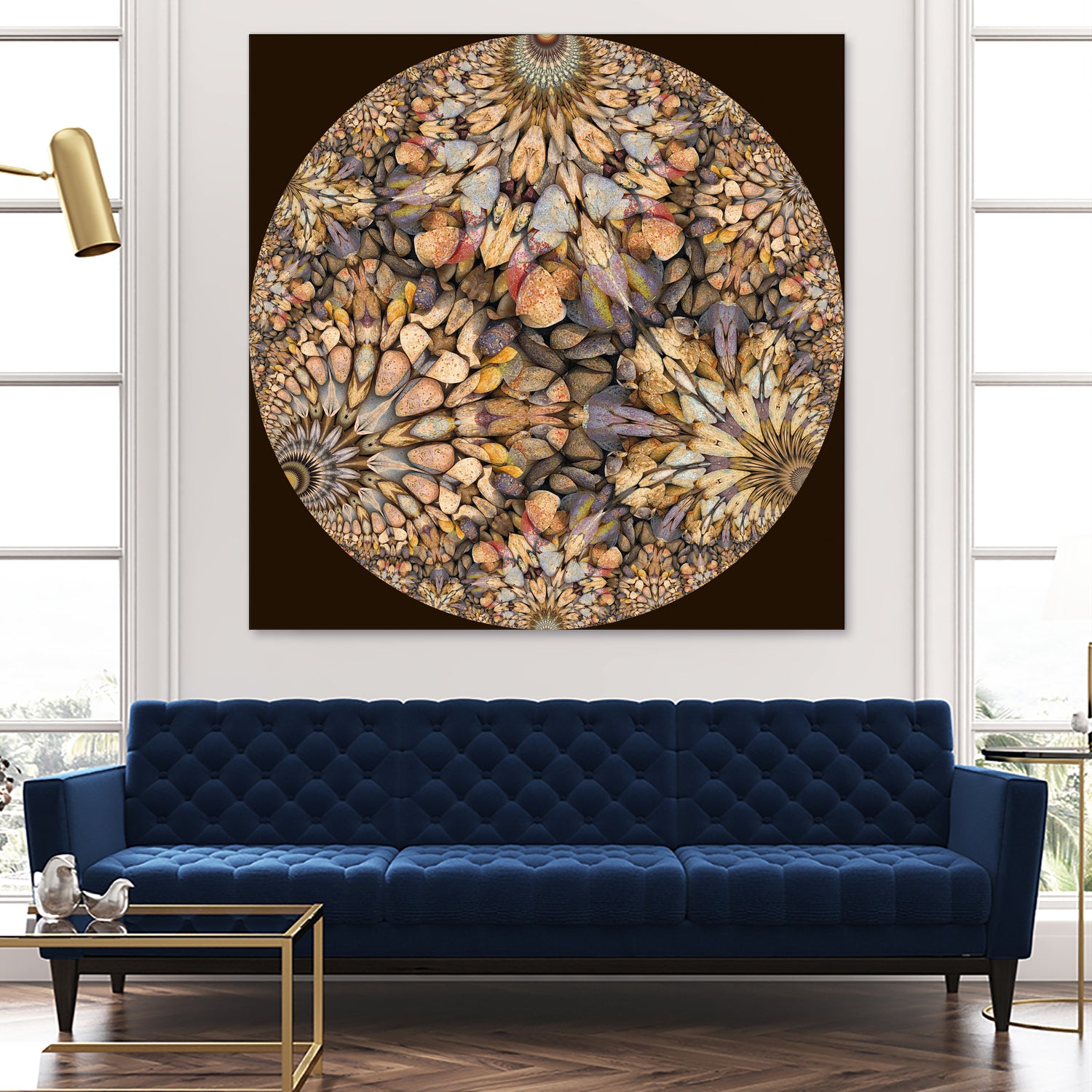 Hyperbolic Pebbles by Digital Crafts on GIANT ART - brown digital painting