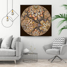 Hyperbolic Pebbles by Digital Crafts on GIANT ART - brown digital painting