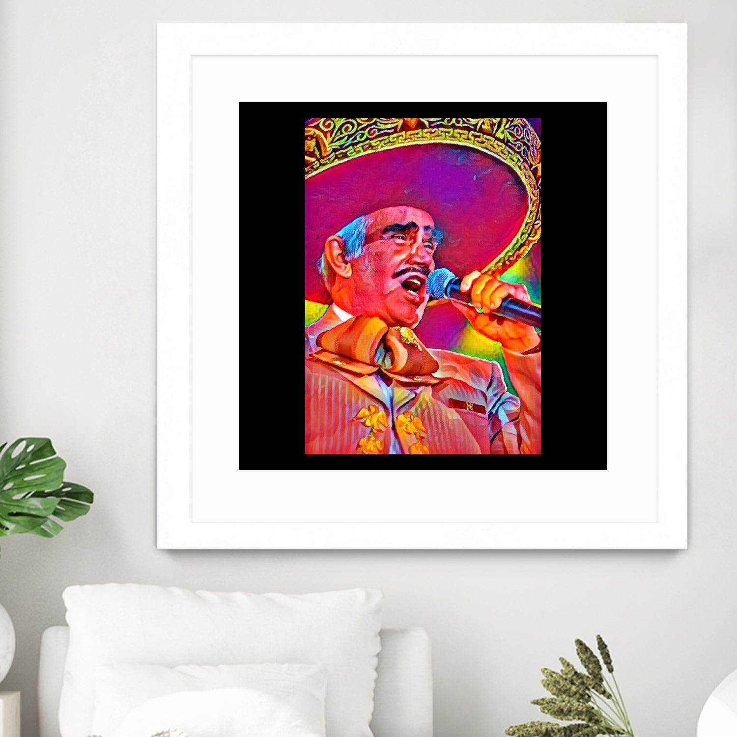 Vicente Fernández by Joseph Herrera on GIANT ART - white digital painting