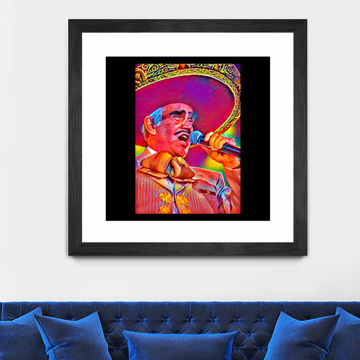 Vicente Fernández by Joseph Herrera on GIANT ART - white digital painting