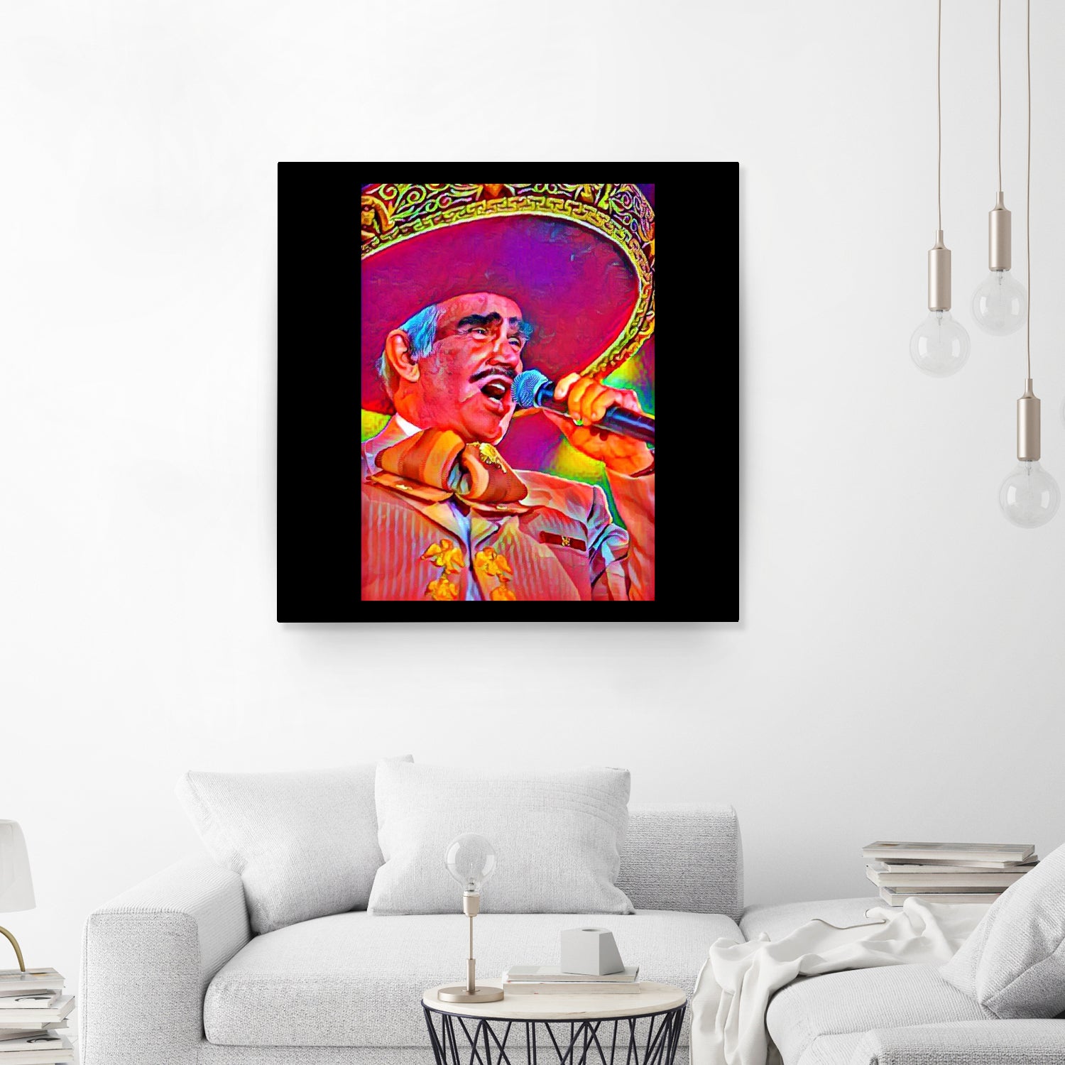 Vicente Fernández by Joseph Herrera on GIANT ART - white digital painting