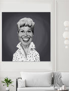 Doris Day by Rob Snow on GIANT ART - gray digital painting