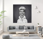 Doris Day by Rob Snow on GIANT ART - gray digital painting