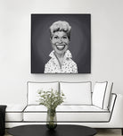 Doris Day by Rob Snow on GIANT ART - gray digital painting