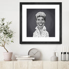 Doris Day by Rob Snow on GIANT ART - gray digital painting