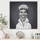 Doris Day by Rob Snow on GIANT ART - gray digital painting