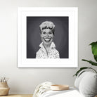 Doris Day by Rob Snow on GIANT ART - gray digital painting