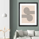 Mid century Modern Geometric by Akshay Mahatme on GIANT ART - black digital drawing