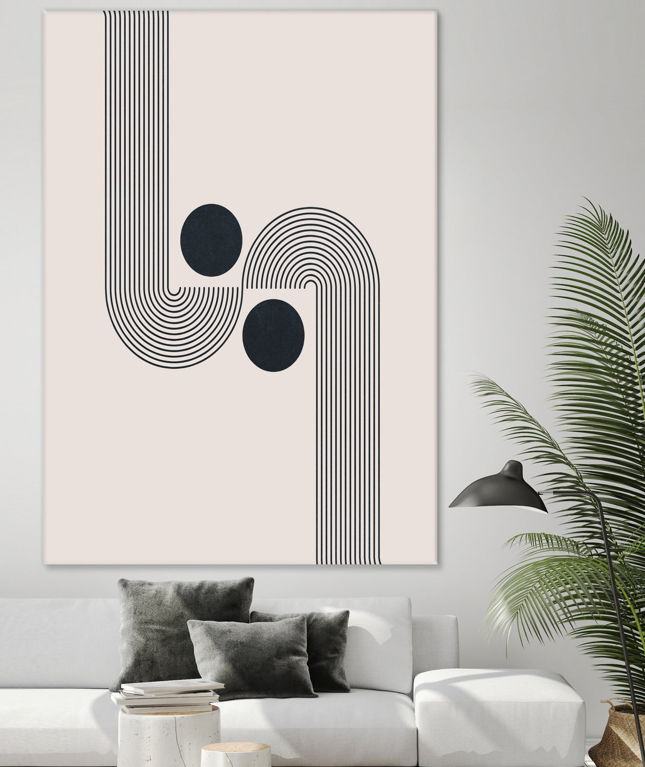 Mid century Modern Rainbow by Akshay Mahatme on GIANT ART - black digital drawing