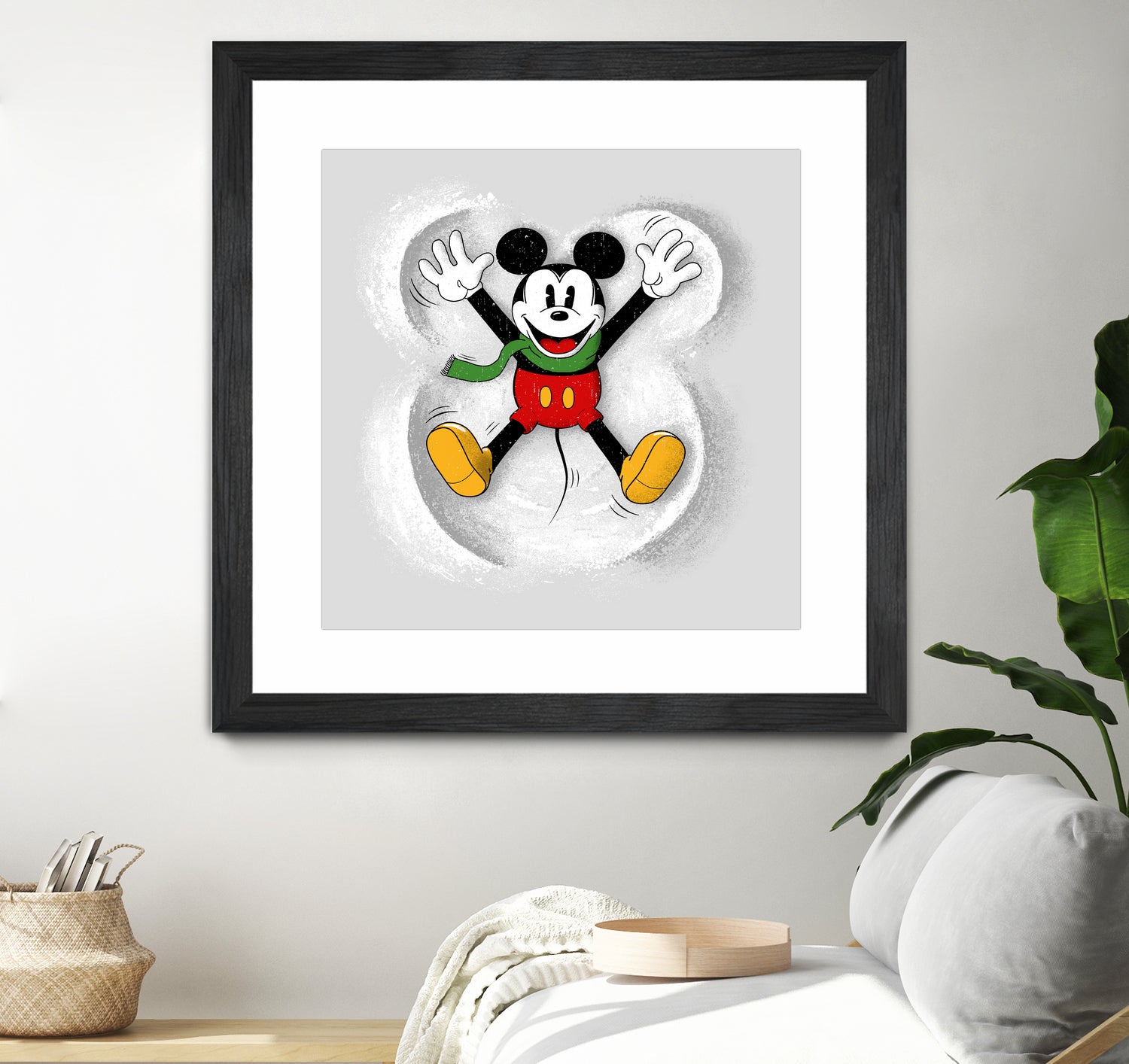 Snow Mickey by Florent Bodart on GIANT ART - digital painting