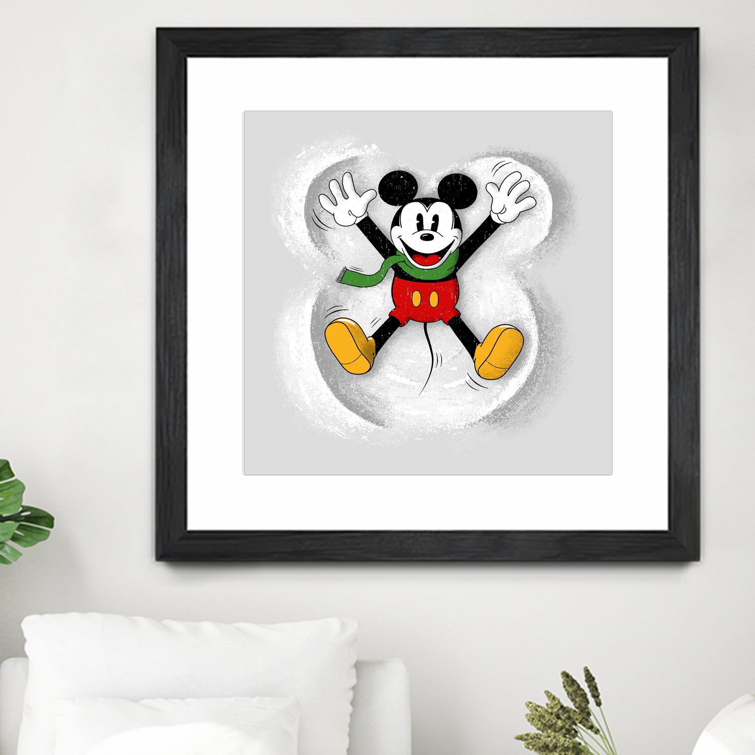 Snow Mickey by Florent Bodart on GIANT ART - digital painting