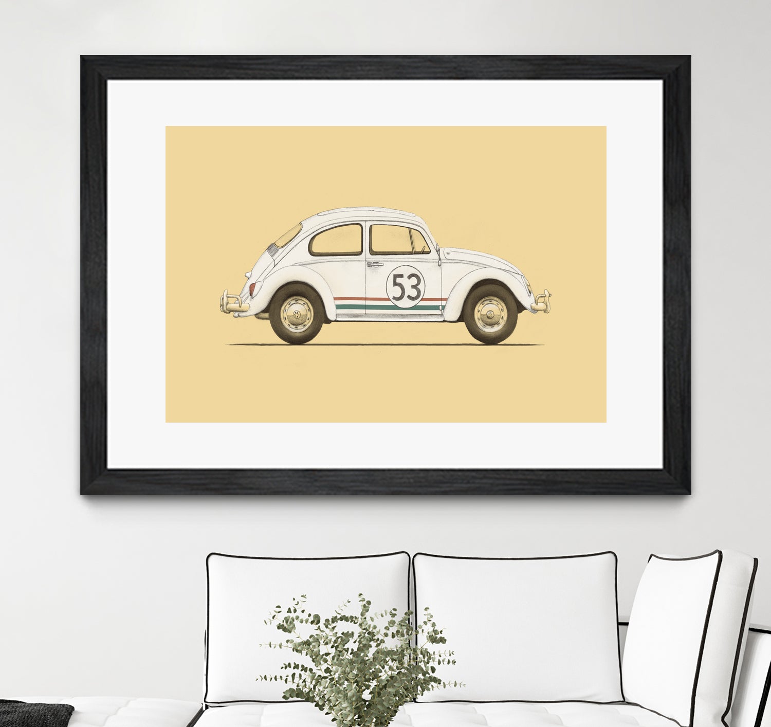 Famous Car #4 - VW Beetle by Florent Bodart on GIANT ART - digital drawing