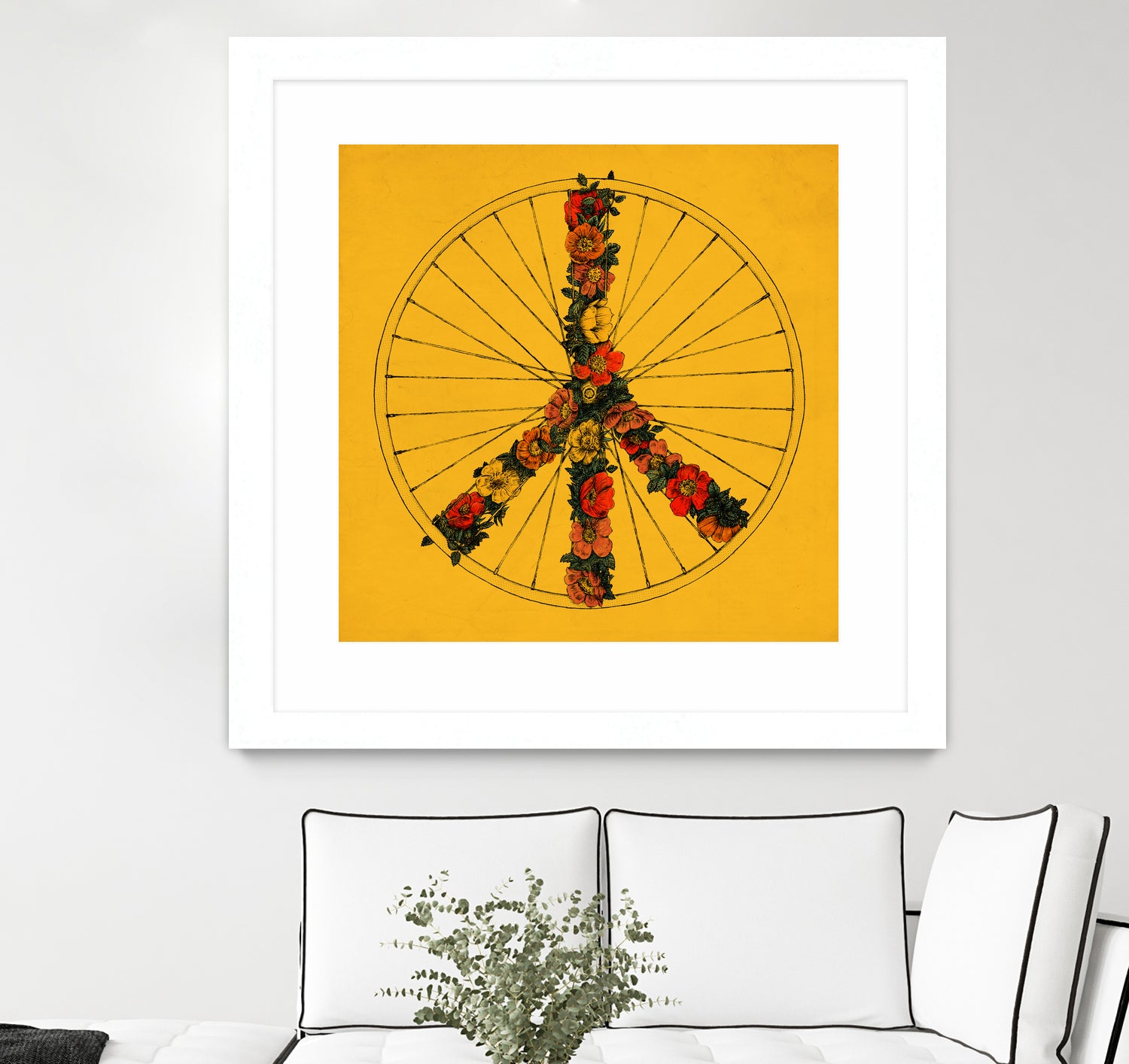 Peace & Bike (Colors) by Florent Bodart on GIANT ART - digital drawing