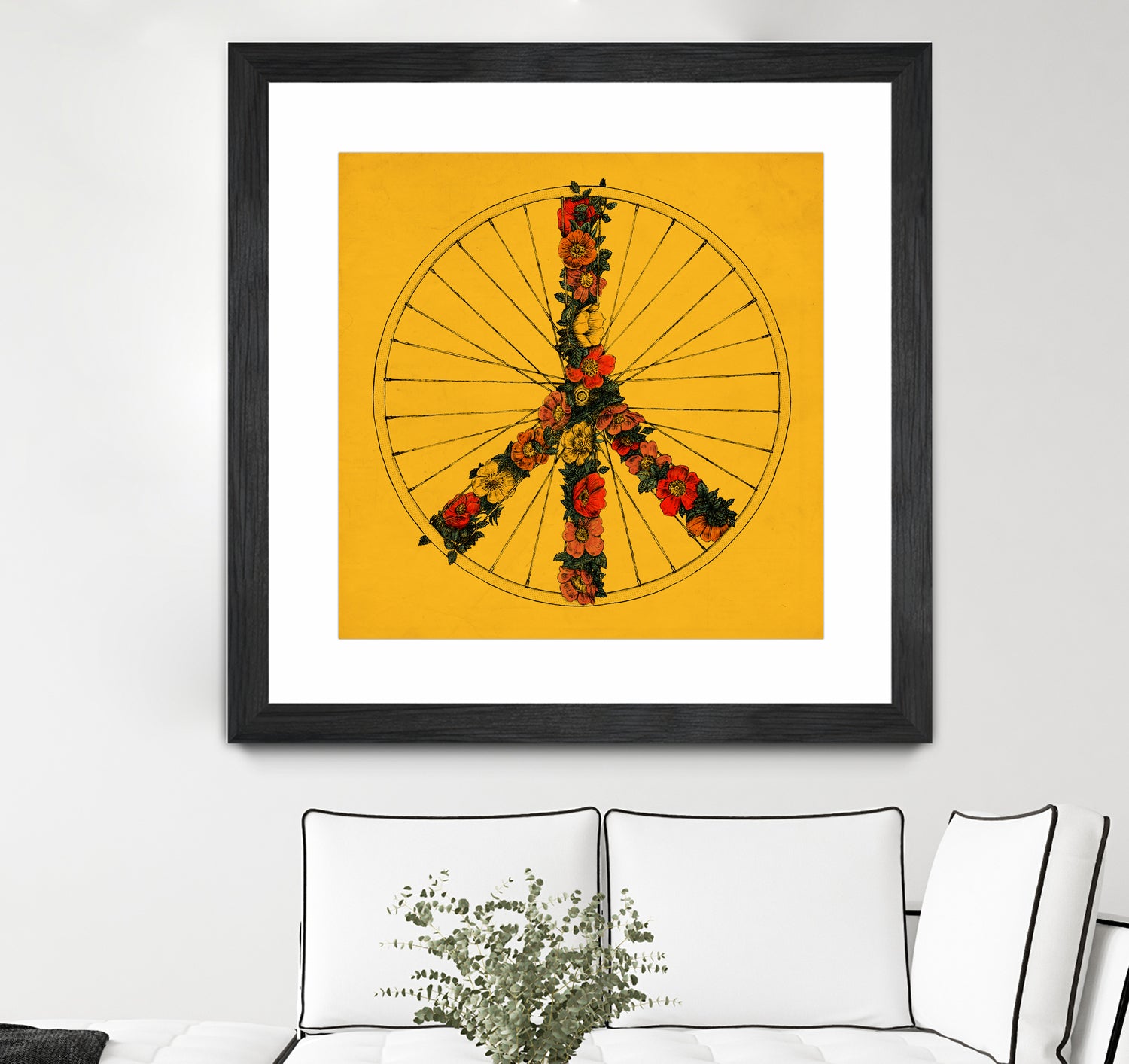 Peace & Bike (Colors) by Florent Bodart on GIANT ART - digital drawing