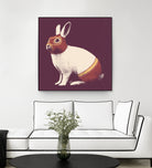 Lapin Catcheur (Rabbit Wrestler) by Florent Bodart on GIANT ART - digital drawing