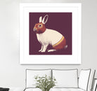 Lapin Catcheur (Rabbit Wrestler) by Florent Bodart on GIANT ART - digital drawing