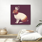 Lapin Catcheur (Rabbit Wrestler) by Florent Bodart on GIANT ART - digital drawing