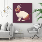 Lapin Catcheur (Rabbit Wrestler) by Florent Bodart on GIANT ART - digital drawing