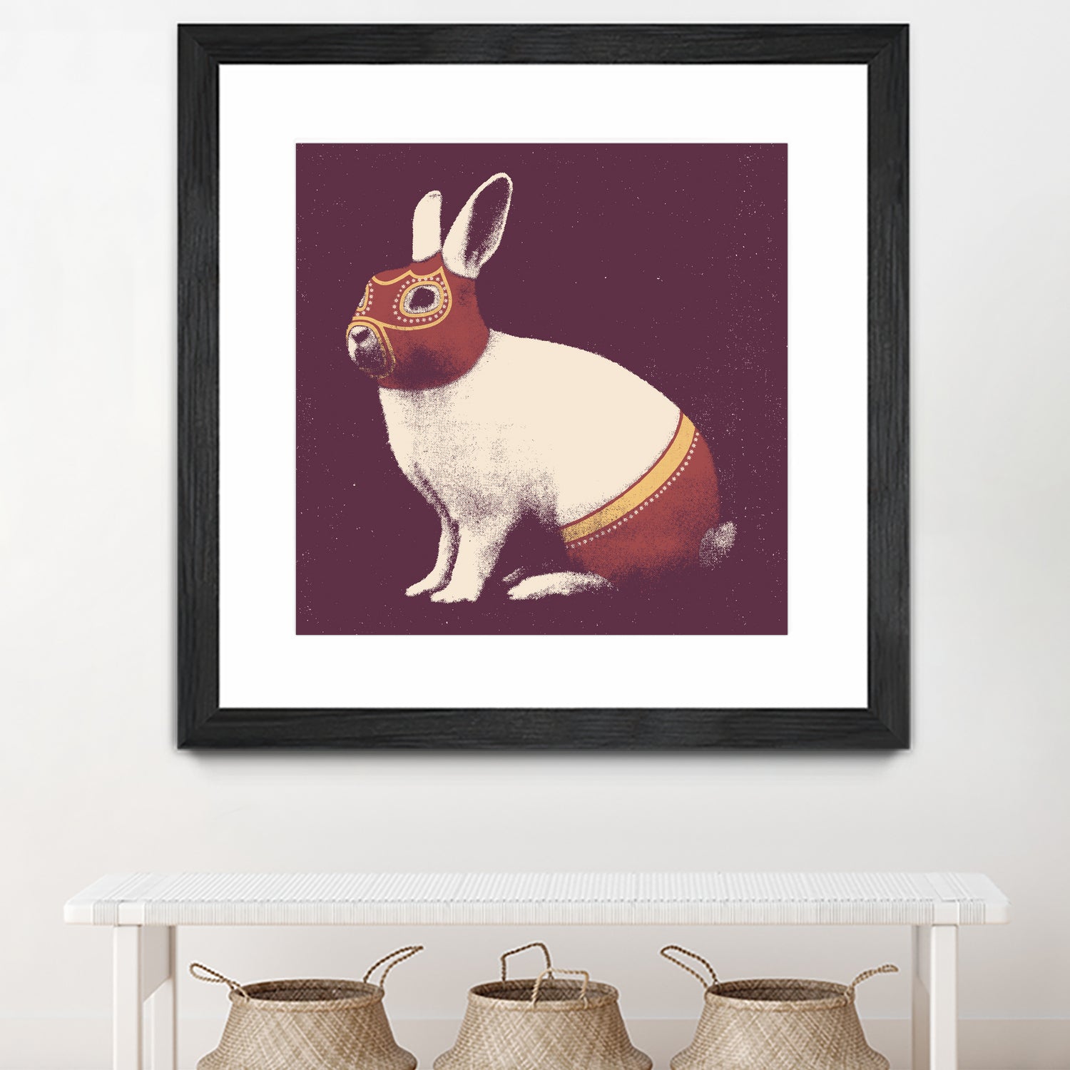 Lapin Catcheur (Rabbit Wrestler) by Florent Bodart on GIANT ART - digital drawing