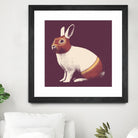 Lapin Catcheur (Rabbit Wrestler) by Florent Bodart on GIANT ART - digital drawing