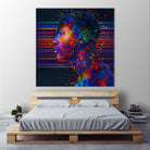 Abstract Jordan by Alessandro Pautasso on GIANT ART - fuchsia digital painting