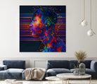 Abstract Jordan by Alessandro Pautasso on GIANT ART - fuchsia digital painting