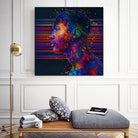 Abstract Jordan by Alessandro Pautasso on GIANT ART - fuchsia digital painting