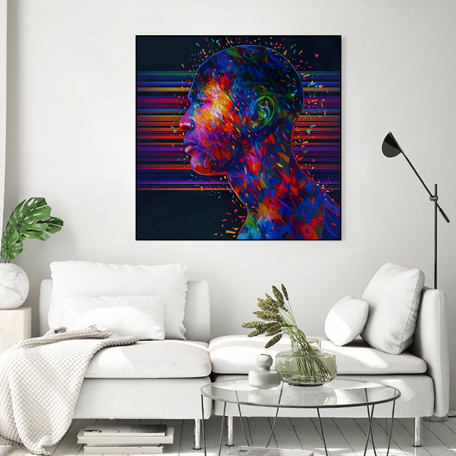 Abstract Jordan by Alessandro Pautasso on GIANT ART - fuchsia digital painting