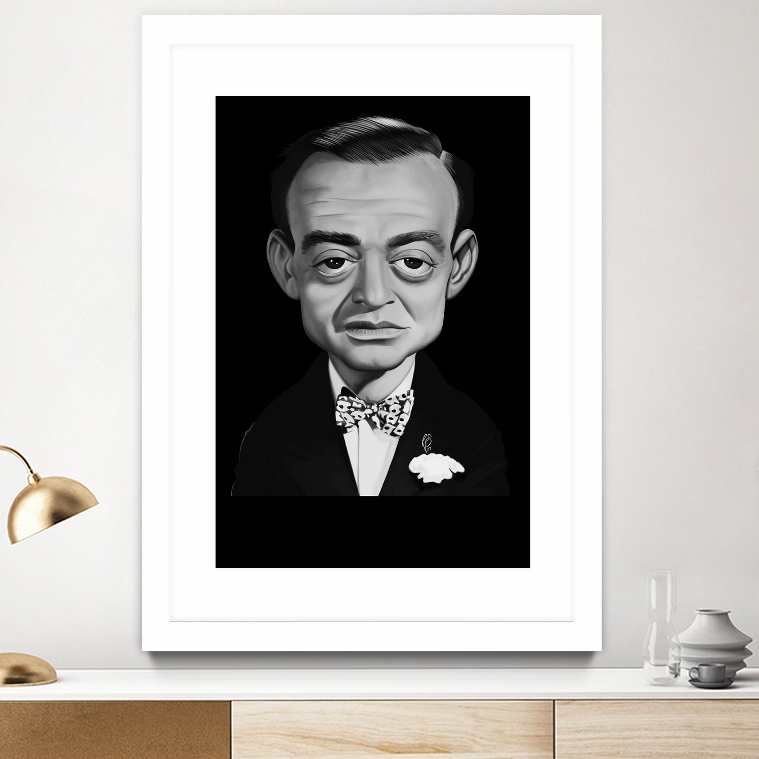 Peter Lorre by Rob Snow on GIANT ART - black digital painting