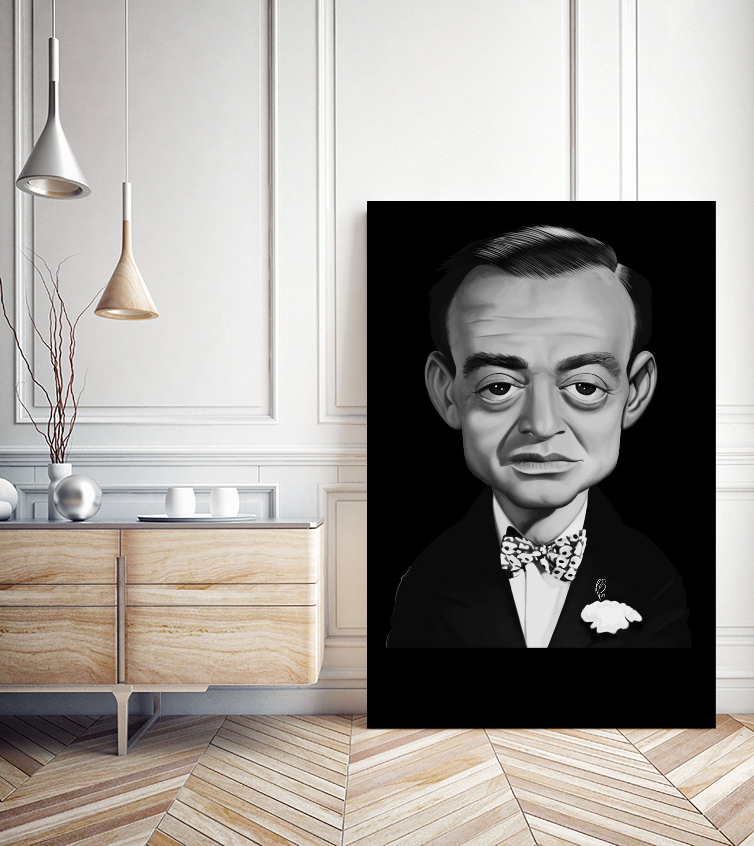 Peter Lorre by Rob Snow on GIANT ART - black digital painting