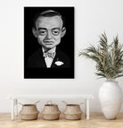 Peter Lorre by Rob Snow on GIANT ART - black digital painting