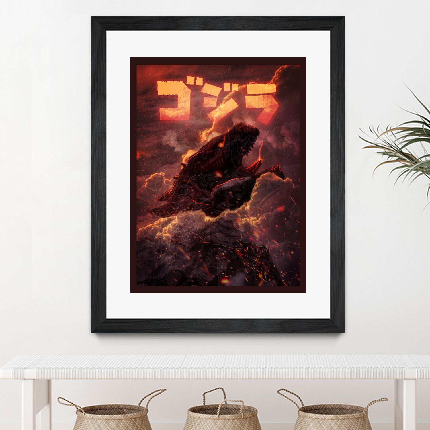 GODZILLA by Ibal Hirata on GIANT ART - black digital painting