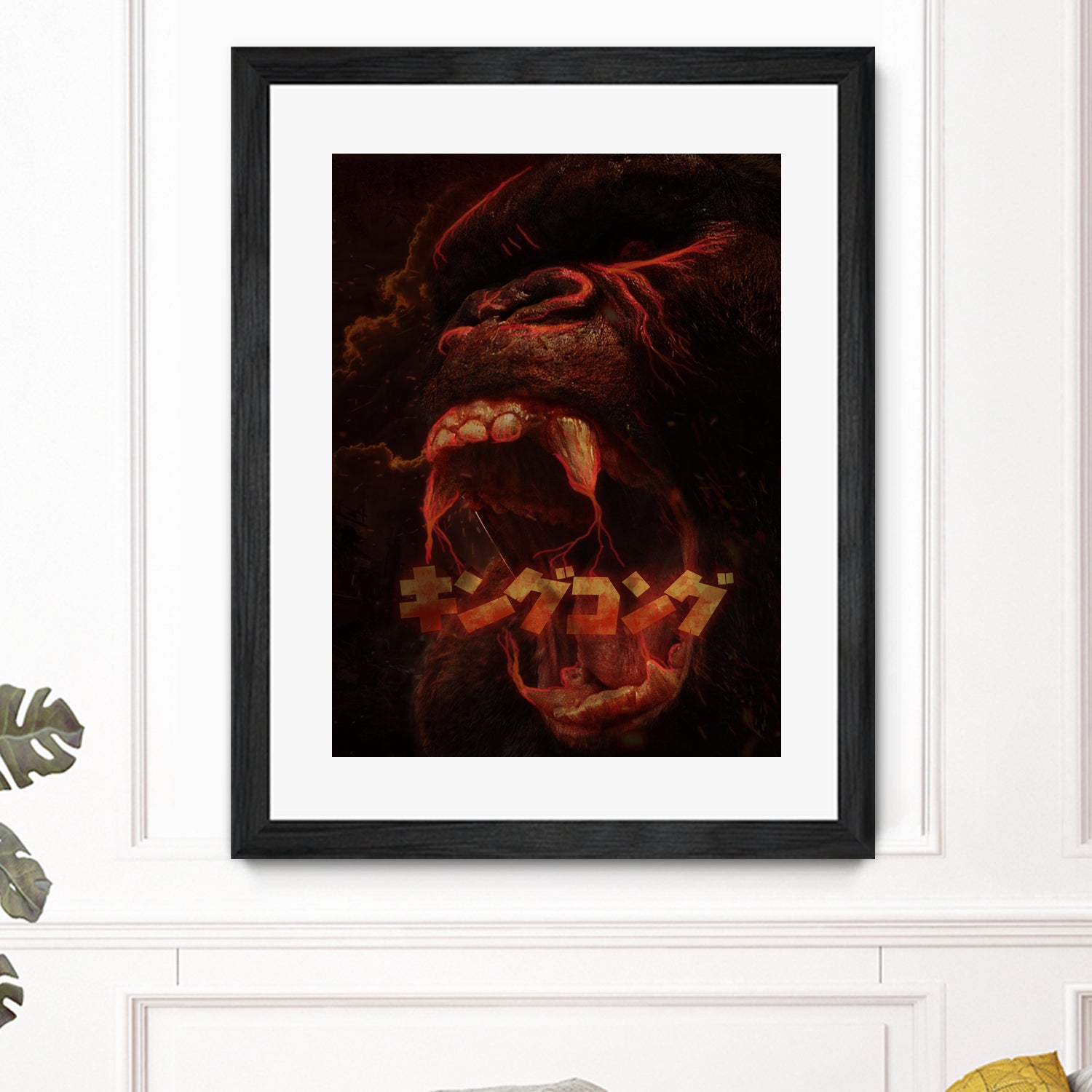 KING KONG - KING OF THE MONSTERS by Ibal Hirata on GIANT ART - white digital painting