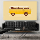 Yellow Van by Florent Bodart on GIANT ART - yellow digital painting