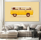 Yellow Van by Florent Bodart on GIANT ART - yellow digital painting