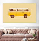 Yellow Van by Florent Bodart on GIANT ART - yellow digital painting