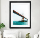 bridge and bay view at Golden Gate Bridge, San Francisco by sutee monchitnukul on GIANT ART - red photo manipulation