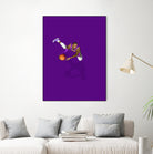 Frequent Fliers / LeBron by Jason Ratliff on GIANT ART - fuchsia digital painting