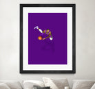 Frequent Fliers / LeBron by Jason Ratliff on GIANT ART - fuchsia digital painting