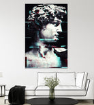 Abstract fractions of David by Menelaos Trompoukis on GIANT ART - black digital painting