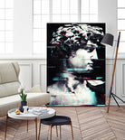 Abstract fractions of David by Menelaos Trompoukis on GIANT ART - black digital painting