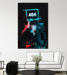 404 by Menelaos Trompoukis on GIANT ART - black digital painting