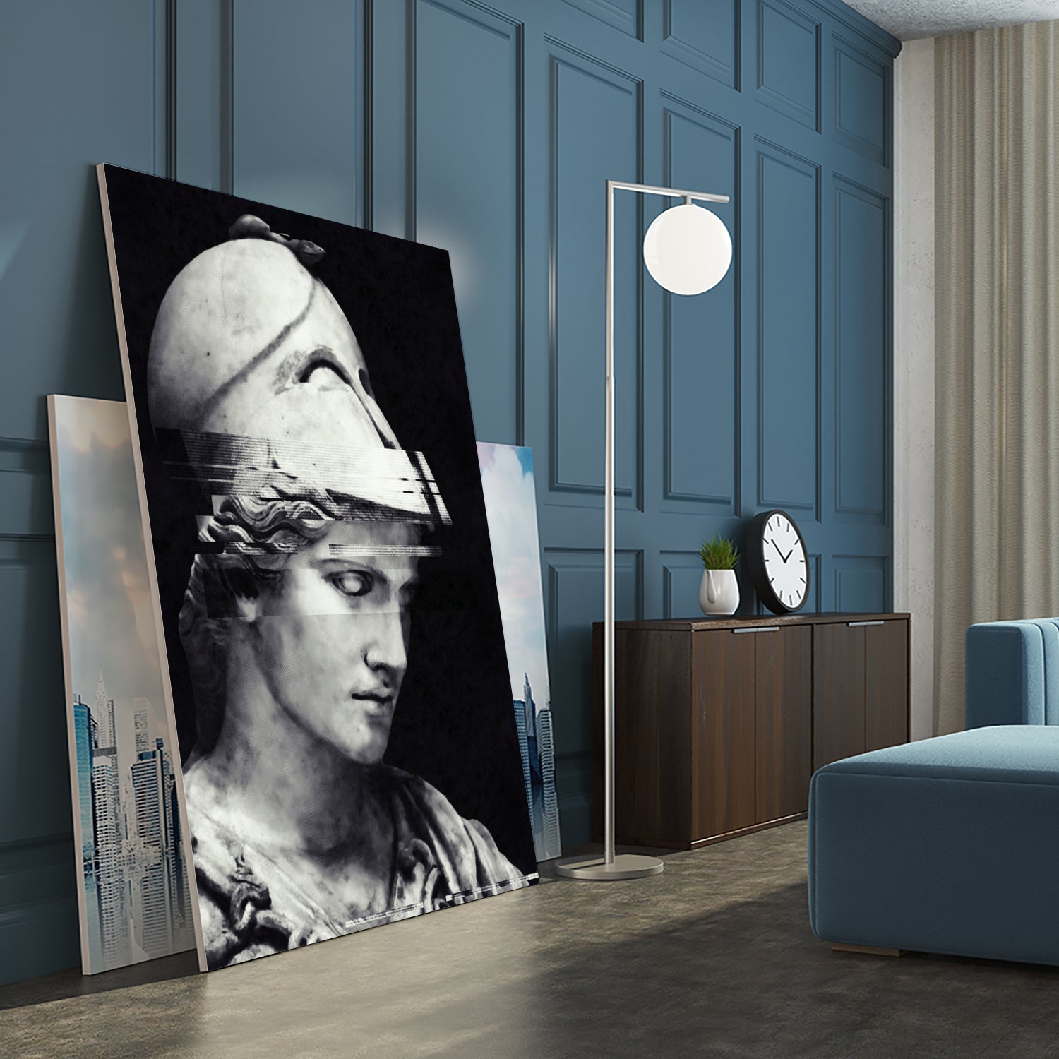 Pallas Athena by Menelaos Trompoukis on GIANT ART - black digital painting