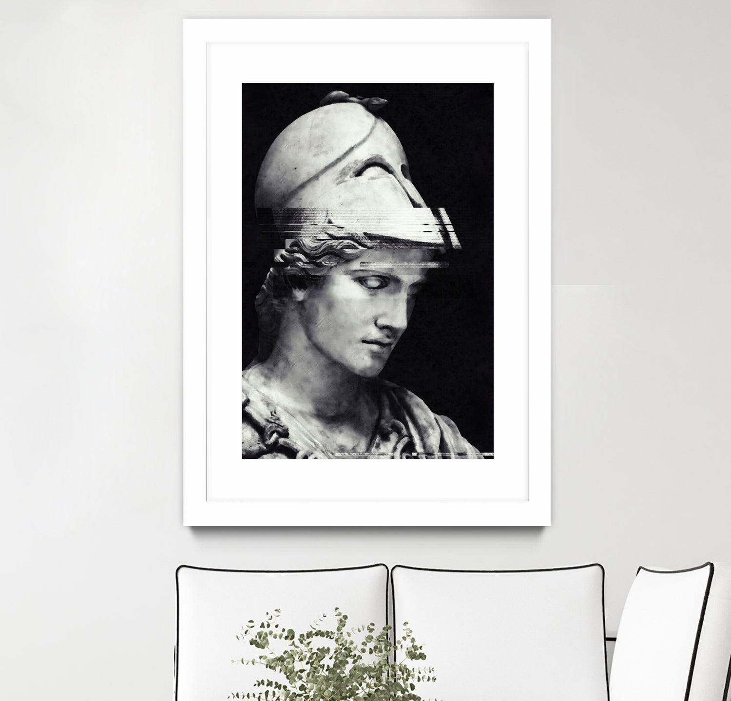 Pallas Athena by Menelaos Trompoukis on GIANT ART - black digital painting