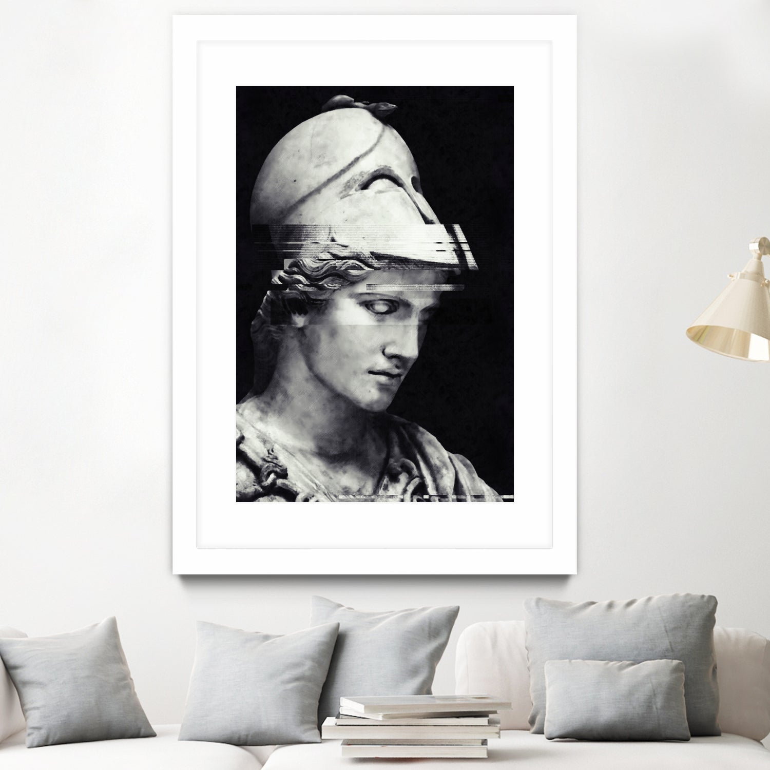 Pallas Athena by Menelaos Trompoukis on GIANT ART - black digital painting