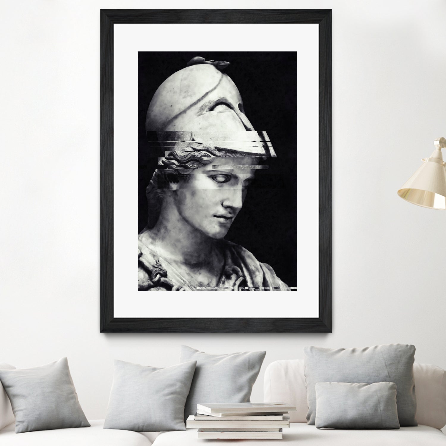 Pallas Athena by Menelaos Trompoukis on GIANT ART - black digital painting