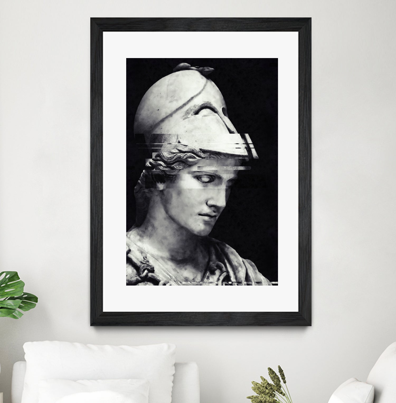 Pallas Athena by Menelaos Trompoukis on GIANT ART - black digital painting