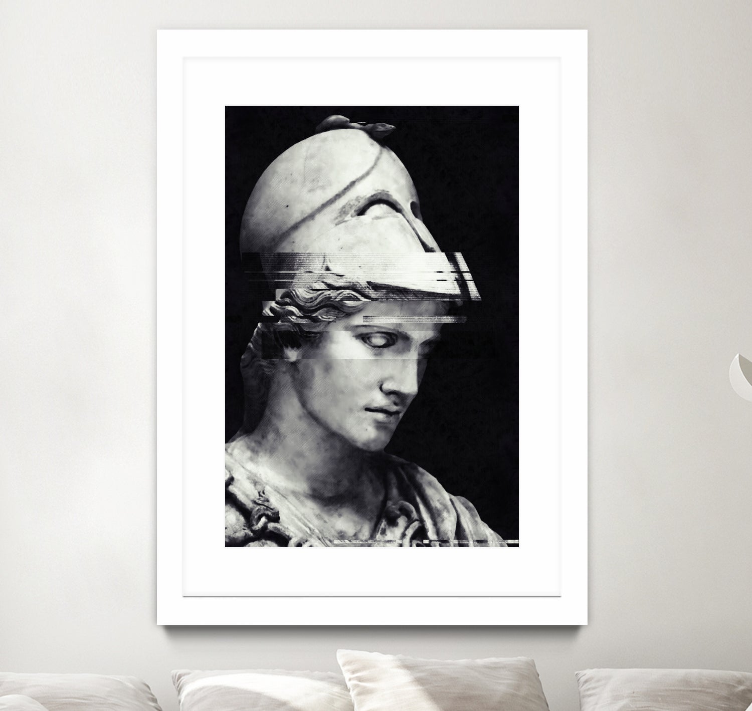 Pallas Athena by Menelaos Trompoukis on GIANT ART - black digital painting