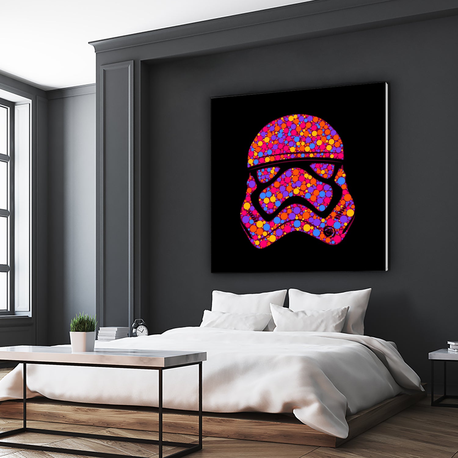 Stormtrooper | Star Wars | Pop Art by William Cuccio on GIANT ART - pink digital painting